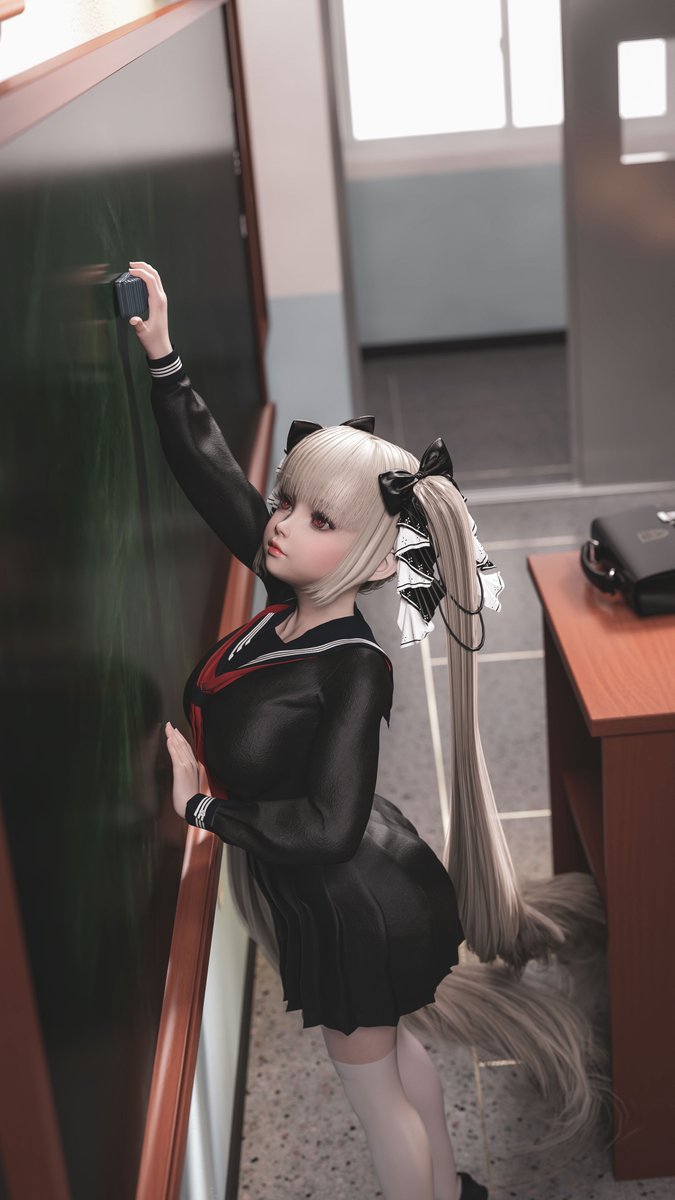 YHP_D's tweet photo. 恋心、ときめく日直
3DCG フォーミダブル（アズールレーン）
セーラー服 ツインテール 4K
#DAZ #アズレン https://t.co/IRrwGh9D7U