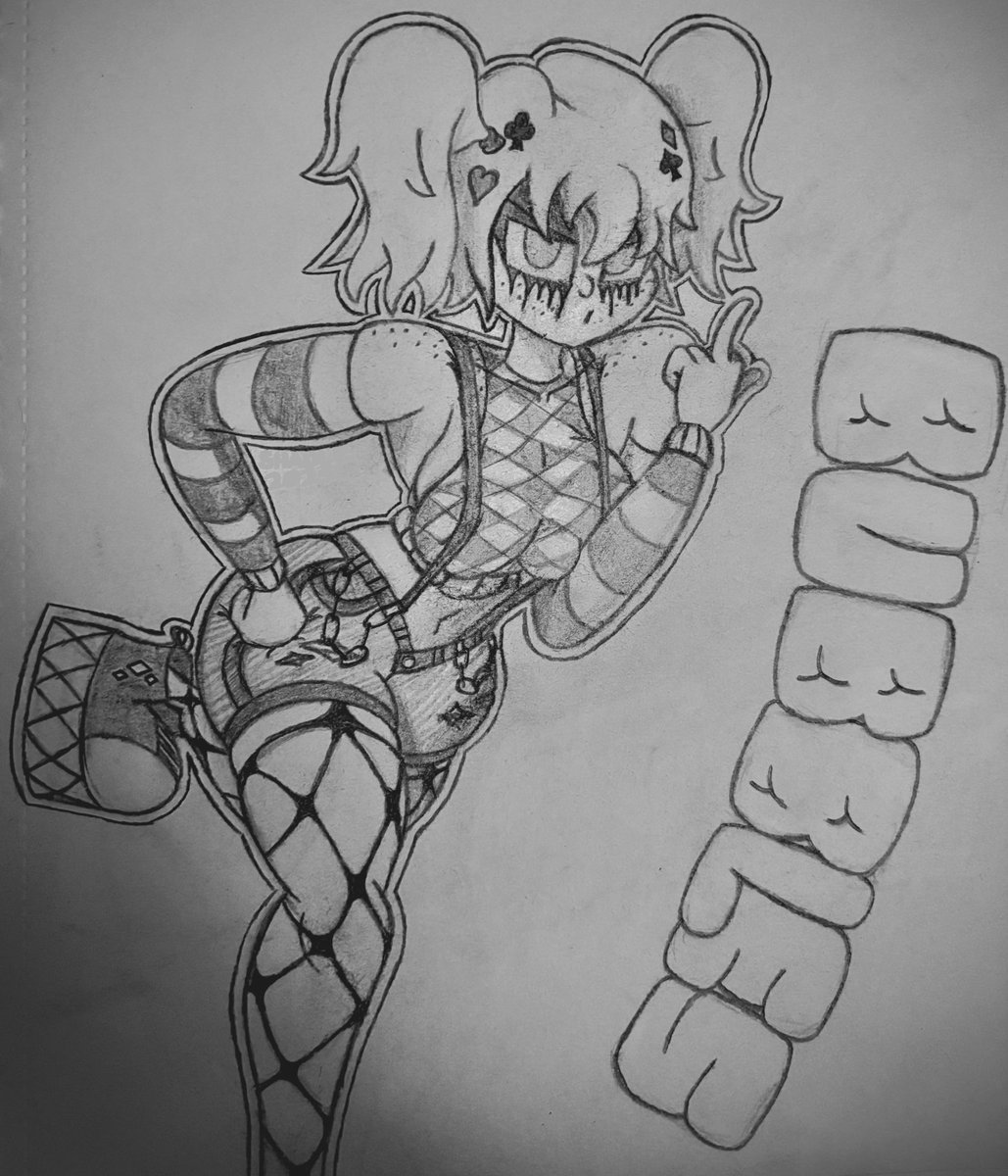 ZeproideDraws's tweet photo. Just finished up a drawing, it’s definitely not perfect cause I got mildly shaky hands, but I feel like I cooked on this one!

Meet Bubbles! 🫧
(Credits to my fiancé for the name.)

Might digitize this if I have the motivation.
#ocart #originalcharacter https://t.co/M3dArUixKt