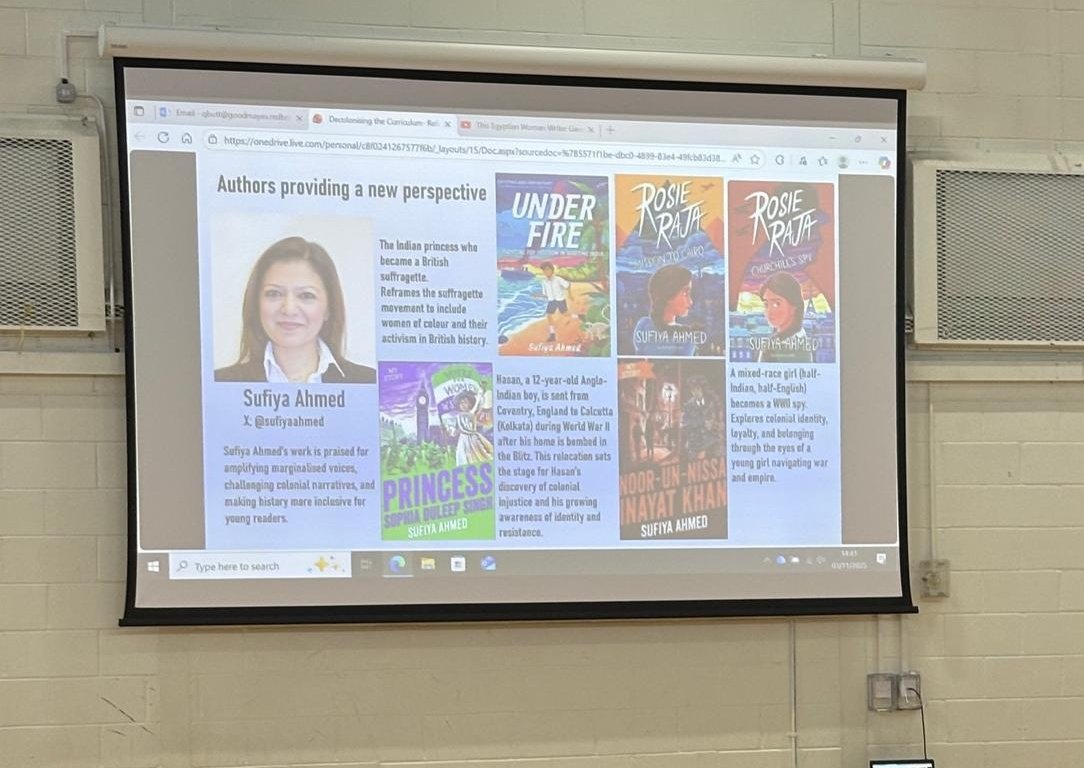 aini_butt's tweet image. Great start to the halfterm, Alhamdulillah!
I delivered an English Writing CPD focusing on Editing &amp;amp; Revising in my own school followed by 'Decolonising the Curriculum;Reframing Narratives' at a school in West London.
@sufiyaahmed and @OnjaliRauf providing new perspectives!