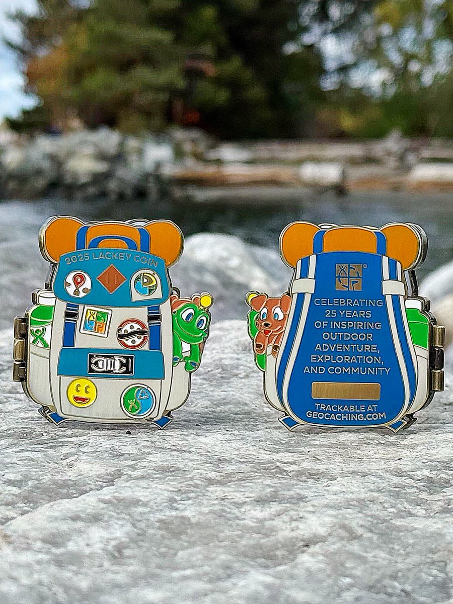 🎊 Celebrating 25 years of outdoor adventure, exploration, and community! 🌏

Special Edition 3rd finish of the 2025 Lackey coin in antique bronze. 

Limited supplies! 

👉 tinyurl.com/yc7dmnh6 👈

#geocaching #geocachinghq #foryou #fun #community #celebration #trackable