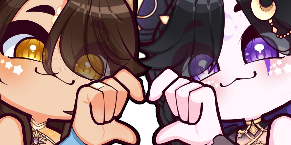 ☾elestiC☀︎de☀️🌙 Vtuber Duo tweet media