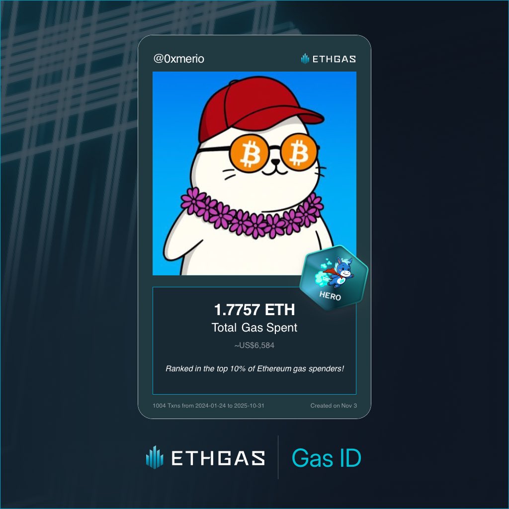 I don’t even want to check any other wallet’s, fek.. 
Get your Gas ID and Beans on the link below. 👇 

ethgas.com/community/onbo…