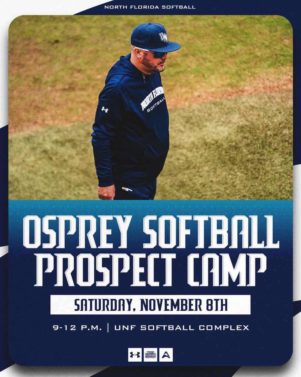 Final chance to register for <a href="/JeffConrad10/">Jeff Conrad</a> November Prospect Camp this Saturday!

📆 Saturday, November 8th
⌚️ 9 a.m. - 12 p.m.
🏟️ UNF Softball Complex
🥎 Open for 8th grade to JUCO players

#SWOOP | 🎟️ bit.ly/3KGdS2C