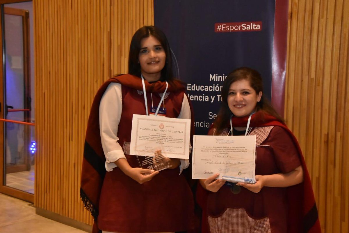 Feria Nacional de Ciencias en Cafayate: las escuelas salteñas sobresalieron con sus proyectos

🌐➡️ bit.ly/47tdP1y