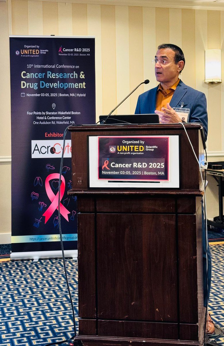 🎖️Today Raghu received the <a href="/uniscigroup/">United Scientific Group</a> Lifetime Achievement Award for his seminal work in cancer research and ECM biology

We are honored by his introduction from the inimitable A. Thomas Look of Dana Farber, whose contributions in pediatric oncology are legion. 

Congrats Boss!