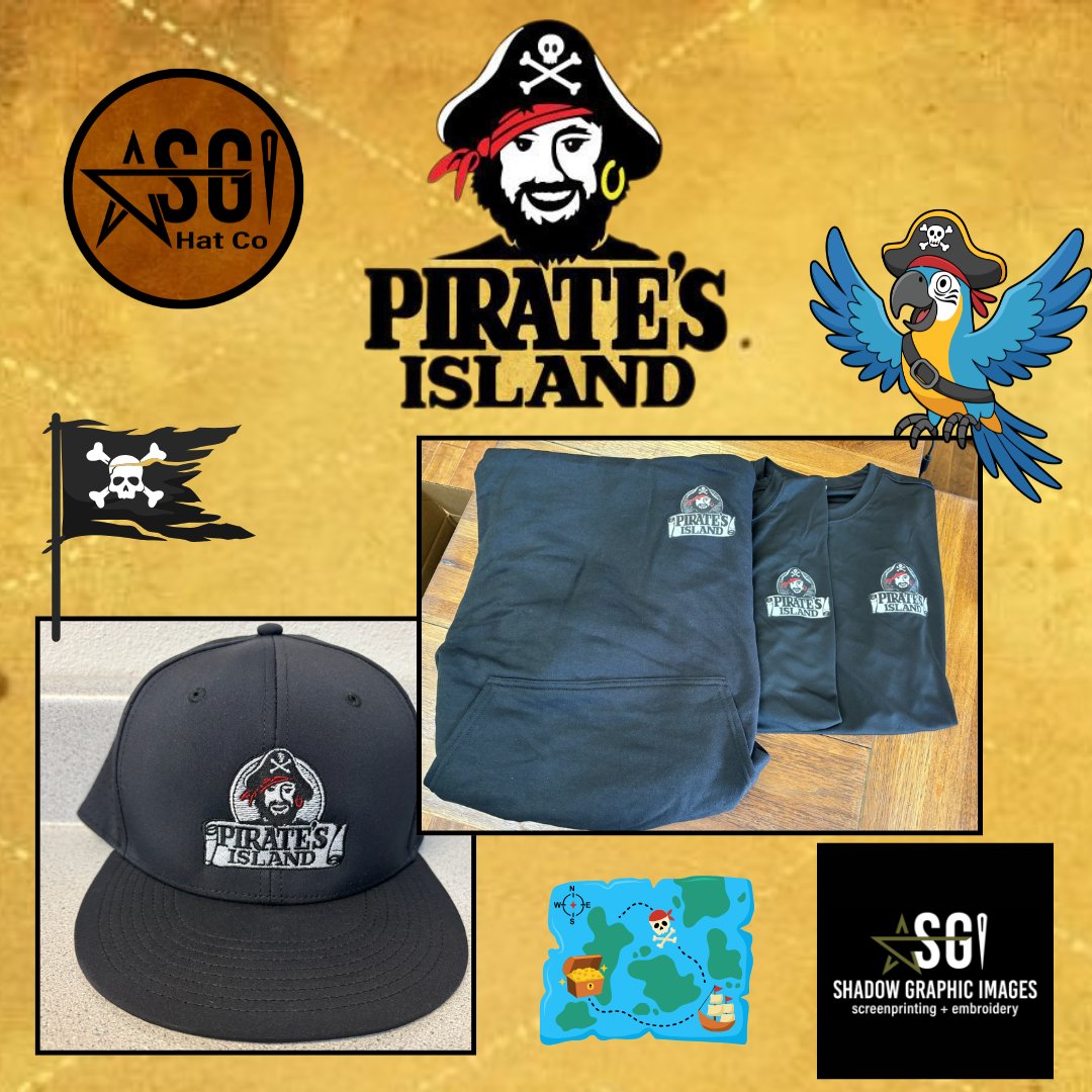 ShadowGraphic's tweet image. New creations for valued customers! Thank you from the SGI Team! 

Go check out Pirate's Island in Gulf Shores, AL.