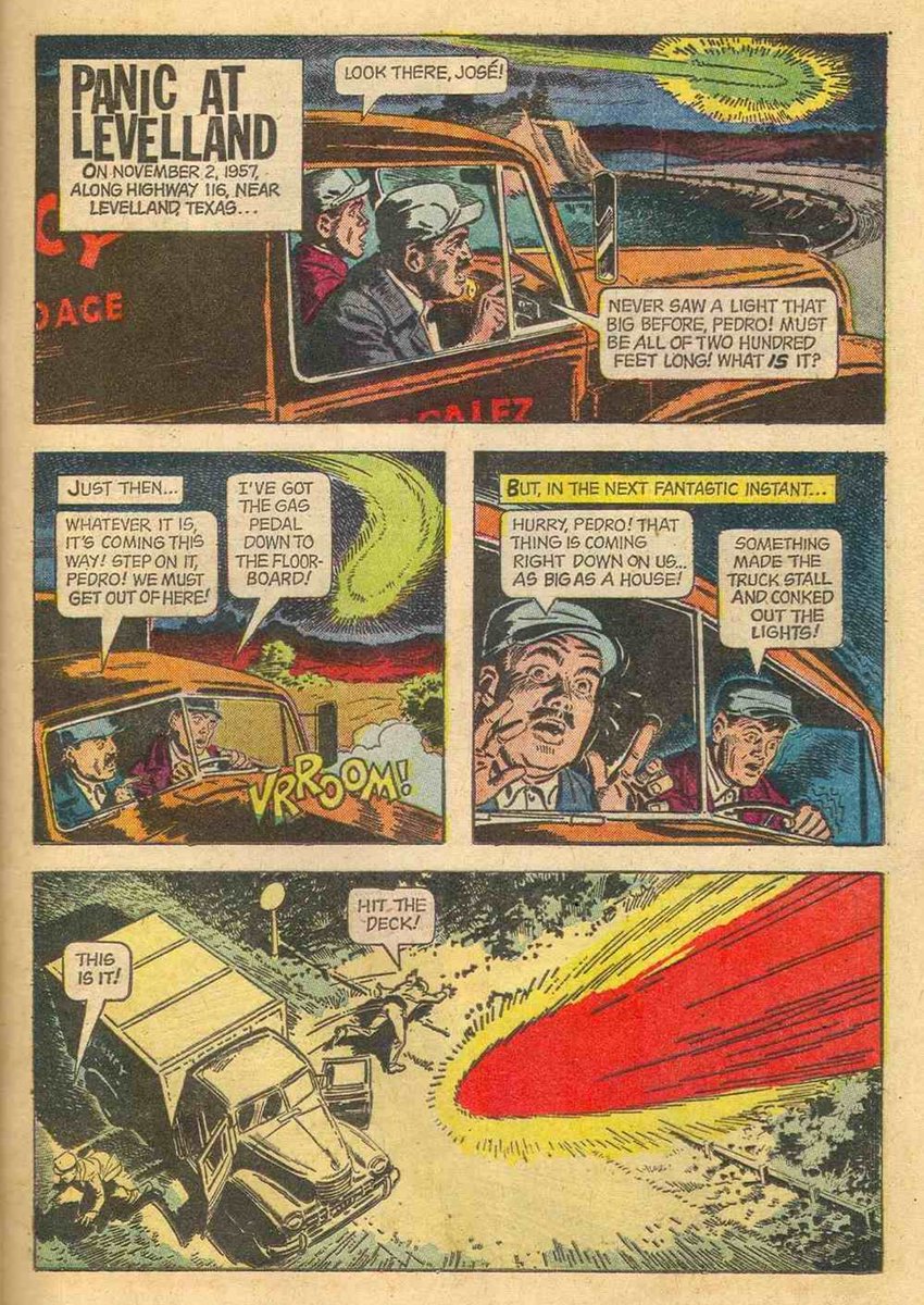 mrjeffknox's tweet photo. My Levelland, Texas, November 2-3, 1957 flap Super Thread with links to all the different cases in chronological order:

#ufotwitter #ufohistory #uapx #ufox #levelland #ce2
👇🧵 https://t.co/O4lOjqWIMF