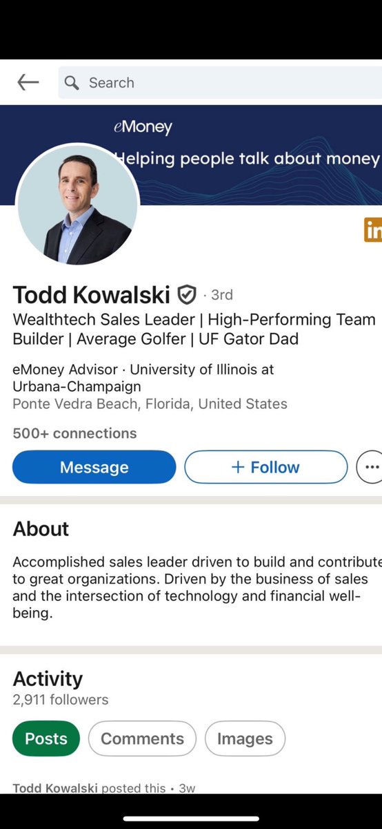 Exited to share that I will be starting a new position at eMoney, huge thanks to Todd and the whole team! #maddiekowalski