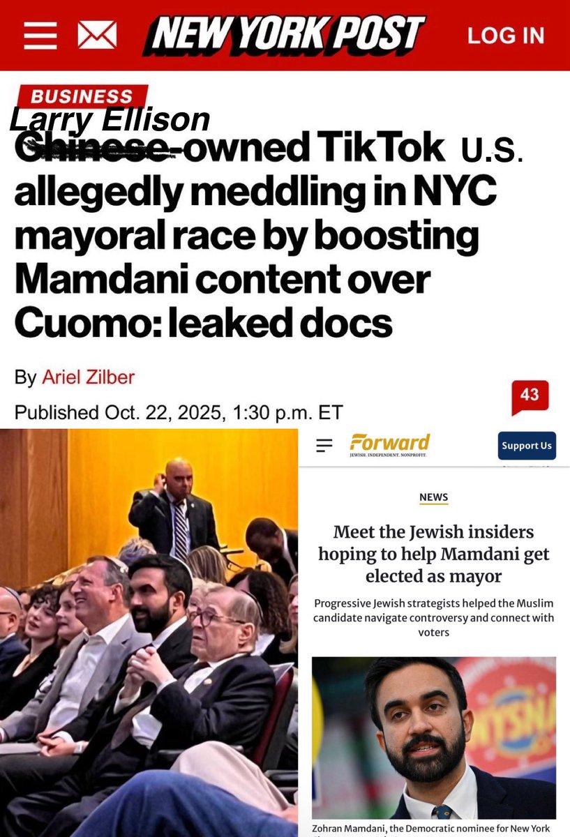 Truthtellerftm's tweet image. Mamdani is funded and supported by the Jews. They said so.