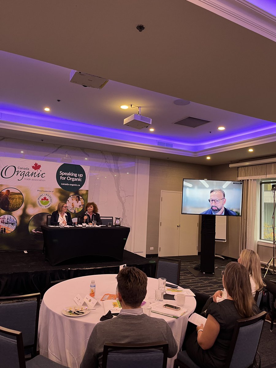 Our next session explores how international organic trade agreements are evolving—with insights from <a href="/InspectionCan/">Canadian Food Inspection Agency</a>. What’s next for organic equivalency? 🌾 #OrganicSummit