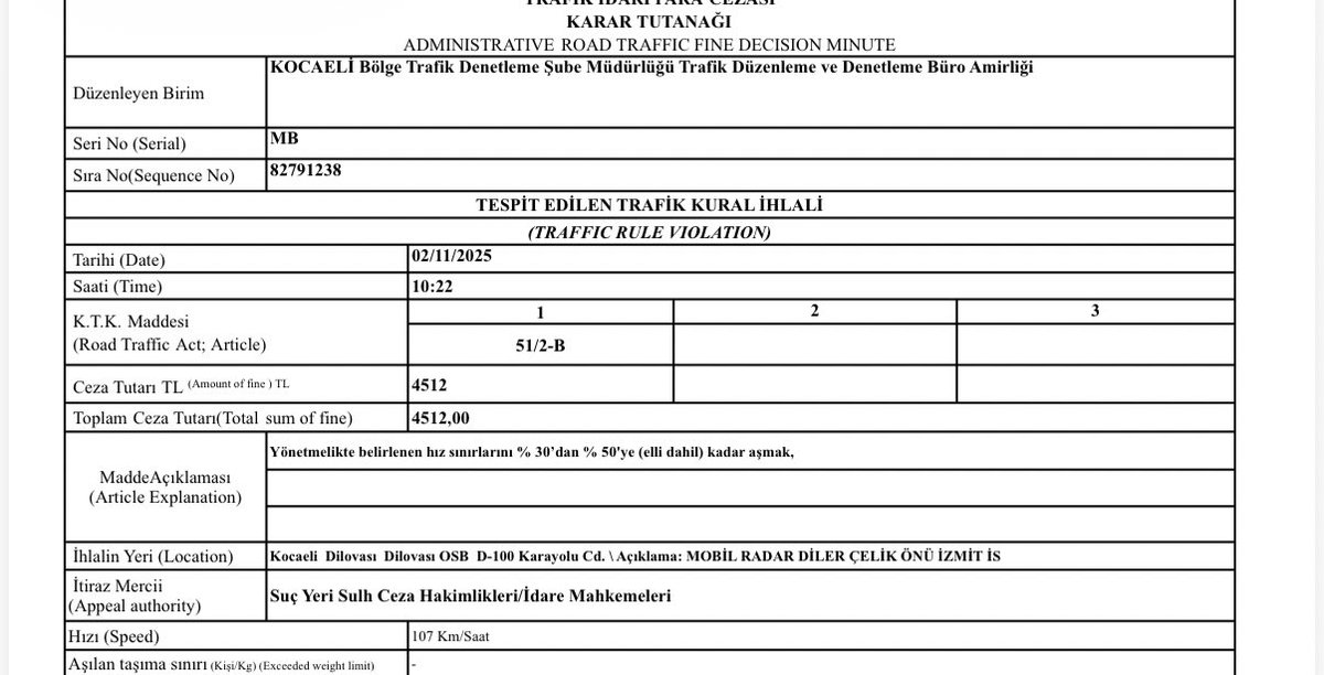 İlk cezamı yediğime göre  gelsin hayat bildiği gibi 😎