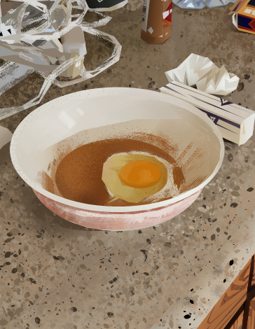 Lewcidus's tweet photo. Making French Toast https://t.co/W2nomMEL9J