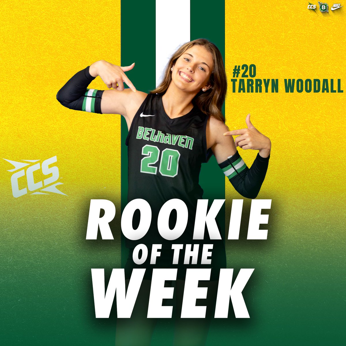 𝐂𝐂𝐒 𝐕𝐨𝐥𝐥𝐞𝐲𝐛𝐚𝐥𝐥 𝐏𝐥𝐚𝐲𝐞𝐫𝐬  𝐨𝐟 𝐭𝐡𝐞 𝐖𝐞𝐞𝐤 

Congratulations to Kayla Robinson and Tarryn Woodall on earning CCS Volleyball Player of the Week recognition following a 2-1 week for the Blazers to close out league play

📰  | bit.ly/49xl8YH 

#GoGreen