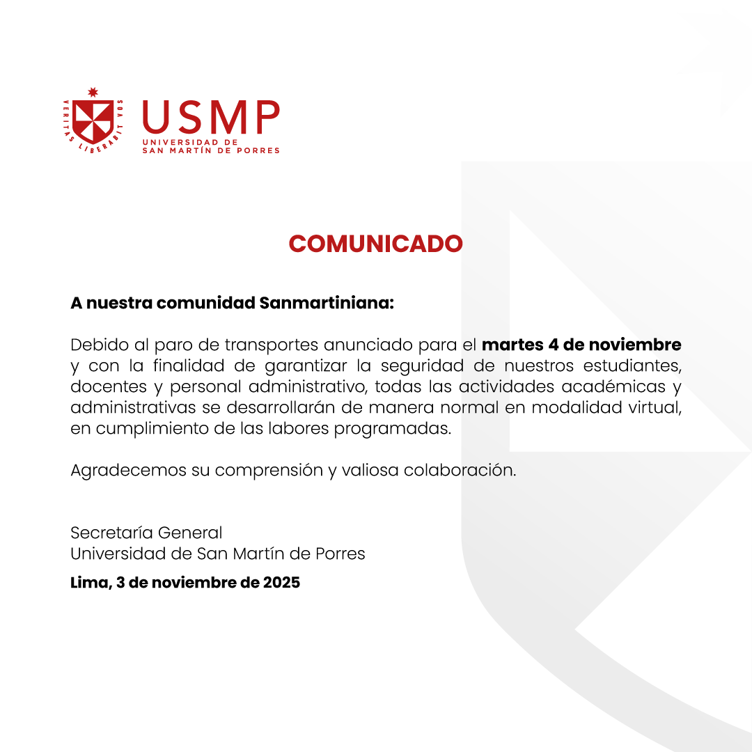 Universidad de San Martín de Porres tweet media