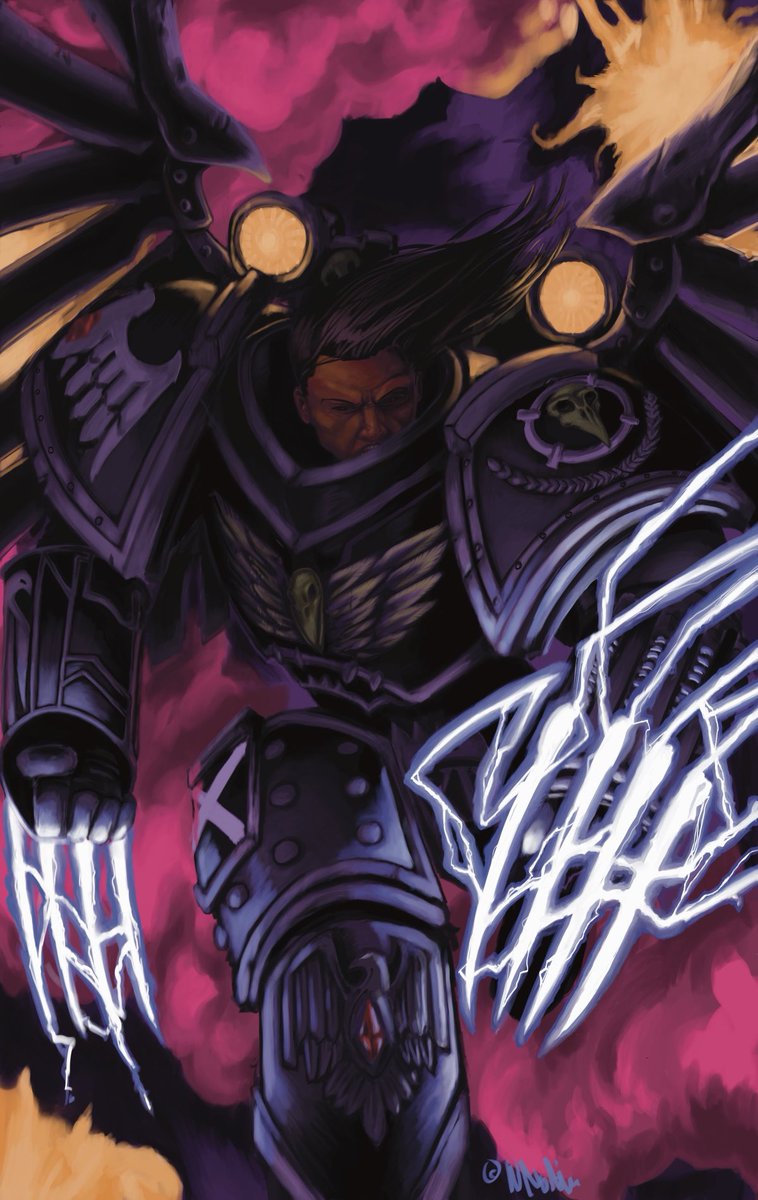 Just finished this guy. ⁦<a href="/dwamsart/">David Williams</a>⁩ <a href="/aaronlopresti/">aaronlopresti</a>⁩ #corvuscorax #greybeards