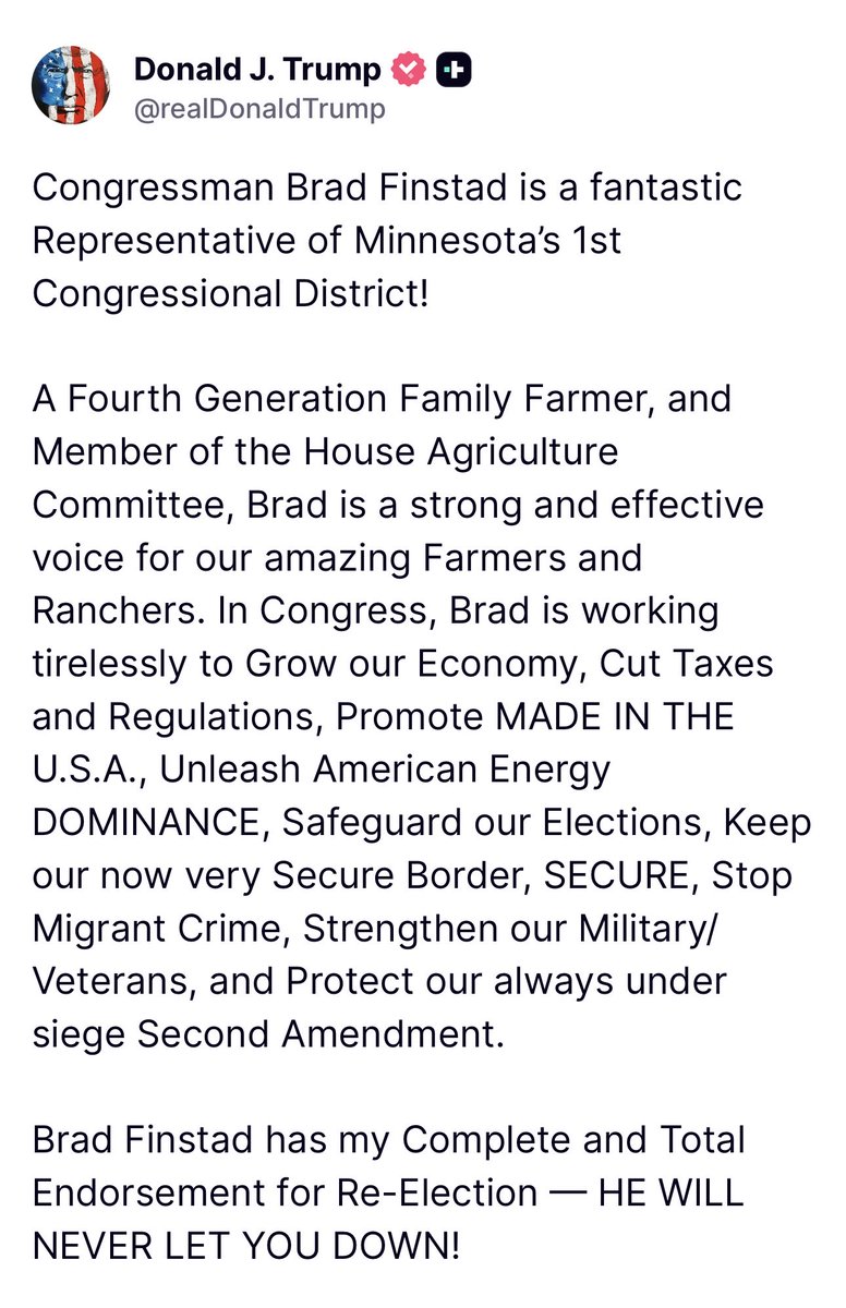 Brad Finstad tweet media