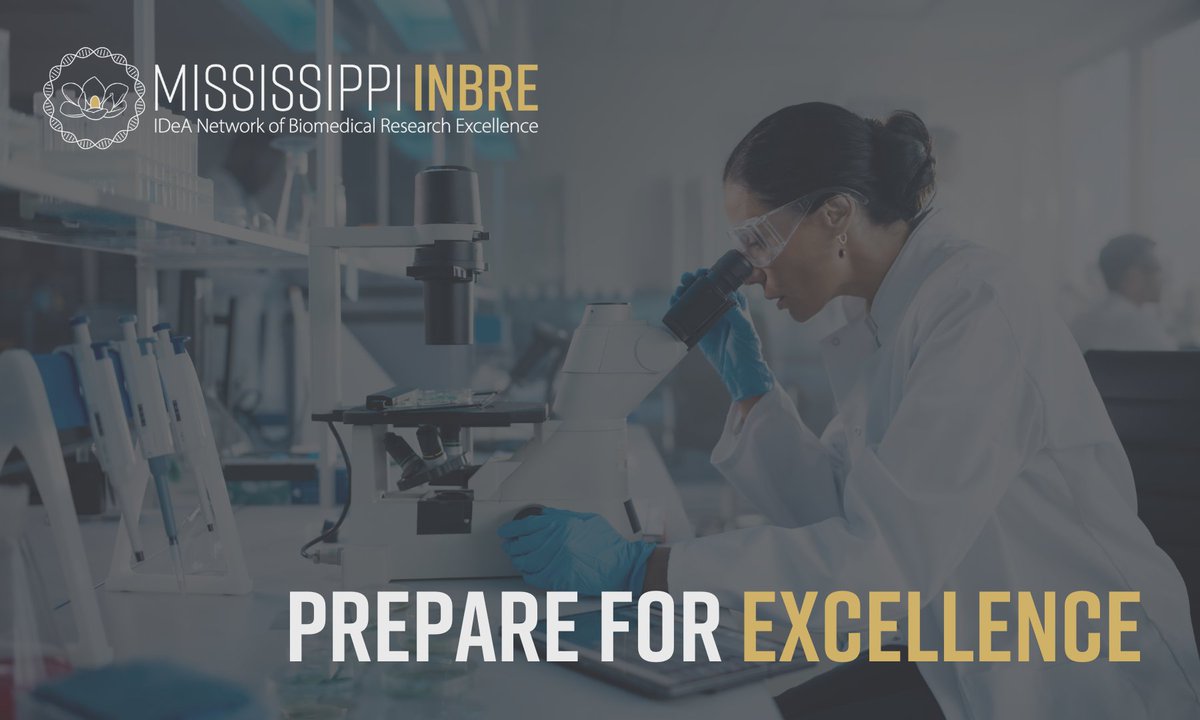 Prepare for excellence with Mississippi INBRE! We are now accepting pre-proposal applications for two active faculty research funding opportunities. Use the link below to learn more and apply.

msinbre.org/funding-opport…