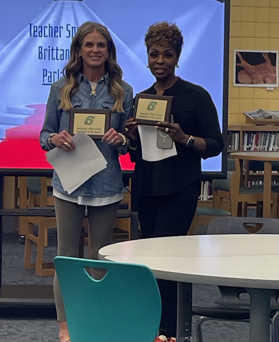ServicesShs's tweet image. Soaring Seahawks of the Month at SHS! Thank you Mrs. Dixon and Mrs. Wilson for all that you do!! #gettingitdone