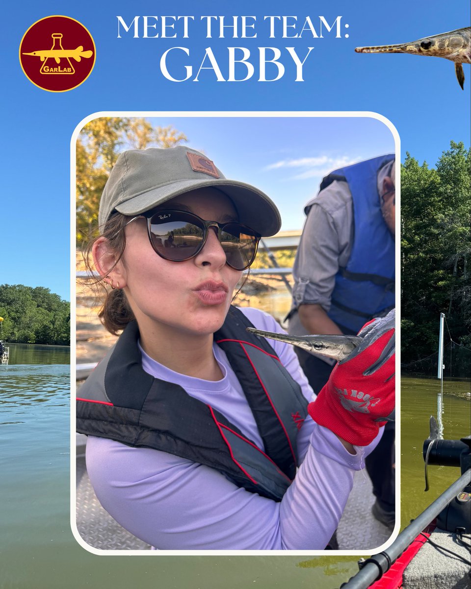 TheGarLab's tweet image. Meet #GarLab member Gabby Gonzales!
Gabby is a graduate of the University of Michigan. She’s currently a lab tech and will start her MS at the University of MN in January. Fairly new to the lab, she’s loved getting to know the team and their work in ecology/conservation. #GarWeek