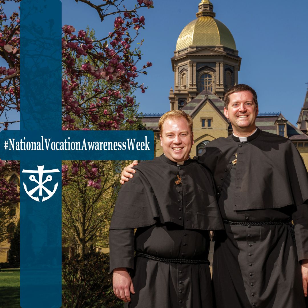 It’s National Vocation Awareness Week, a week-long celebration dedicated to promoting vocations. Are you called? Learn more at holycrossusa.org/vocations
#NationalVocationAwarenessWeek
#holycrossus
#congregationofholycross
📷📷
