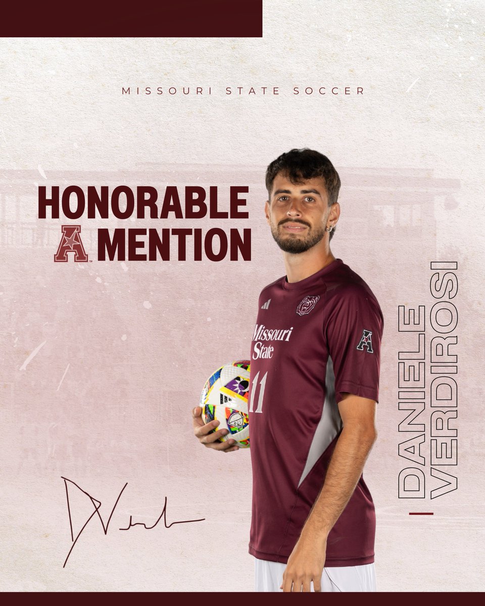 MoStateMSOC's tweet image. Hogben earns a second Freshman of the Week Award, while Verdirosi and Matthews earn an Honorable Mention! 🐻

🔗tinyurl.com/22fkrkm4

#GoBears | #4Outs | #WeAreMoState