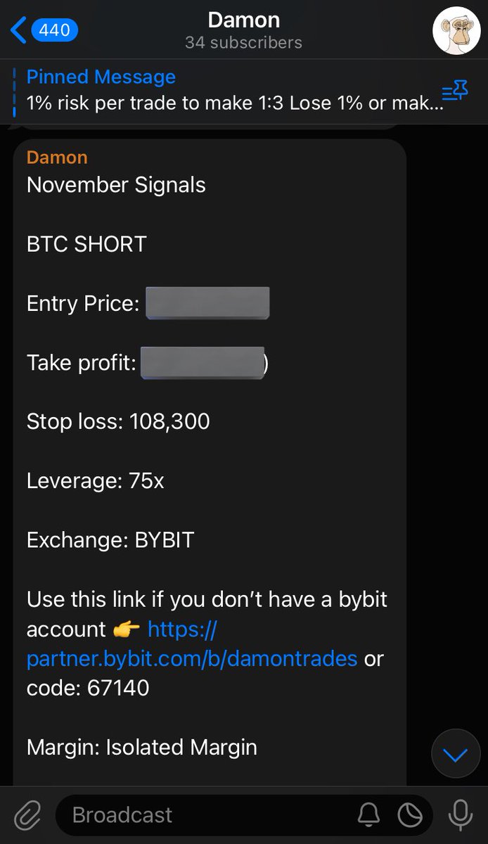 Damon_Trades's tweet image. $BTC short placed and shared for free

t.me/Damon_Trades