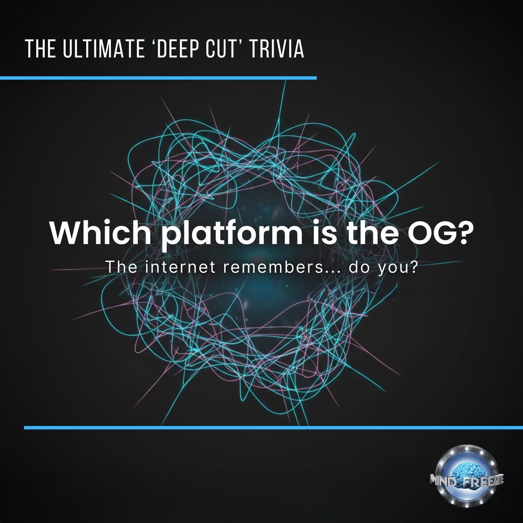 r2eevents's tweet image. Before there was TikTok, there was Vine.
Before Vine, there was…? 👀

Which platform is the real OG of internet culture?
A) MySpace
B) AOL
C) GeoCities
D) Friendster

Drop your guess 👇

#mindfreeze #popculturetrivia #internetnostalgia #deepcuttrivia #techtrivia