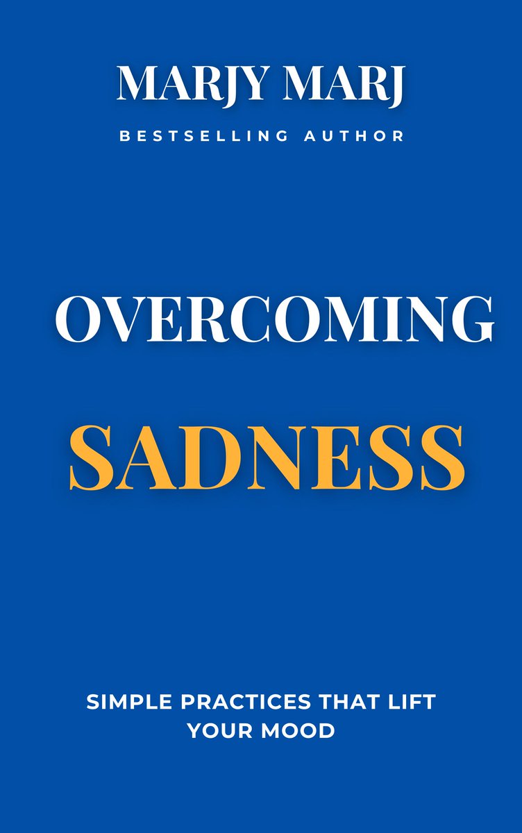 Overcoming Sadness isn't just my book; IT'S OUR BOOK. The practical tools inside were shaped by real-world tips from an amazing community. 
Learn more at marjymarj.com/blog/f/marjy-m…
#Community #MentalHealth #Bookworm #OvercomingSadness #Community #Gratitude #NewBook