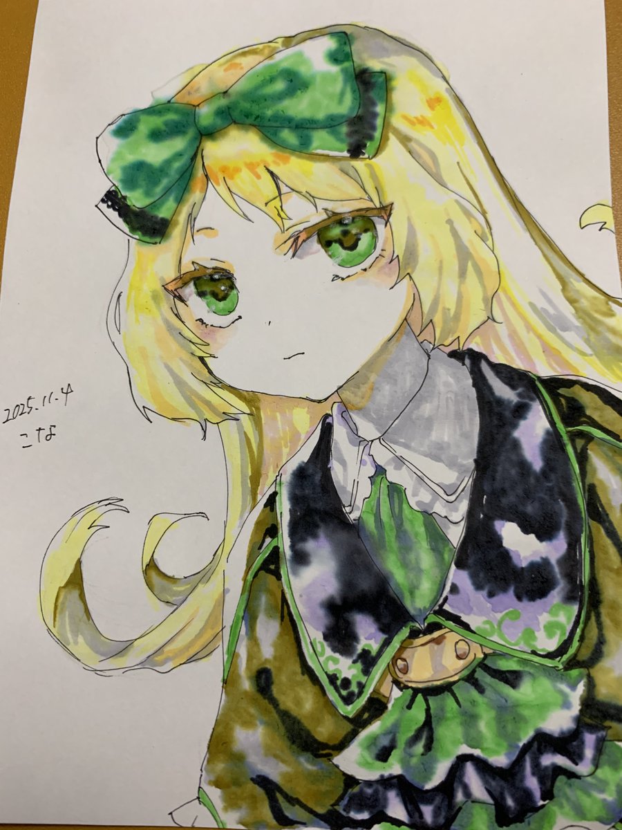 水彩ペン　ミルカちゃん
むずかしすぎるやろ