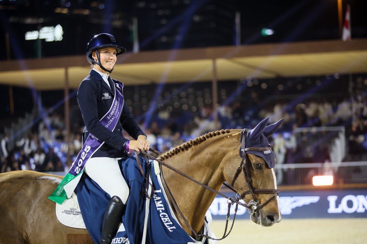 "She just carried me around like she always does," Germany's Jana Wargers said of 16-year-old Dorette OLD after their win in this weekend's #LGCT Grand Prix of Riyadh. "She is so special to me." 

Read "Jana Wargers Knows What She Has in Dorette OLD": bit.ly/4nuAJM1