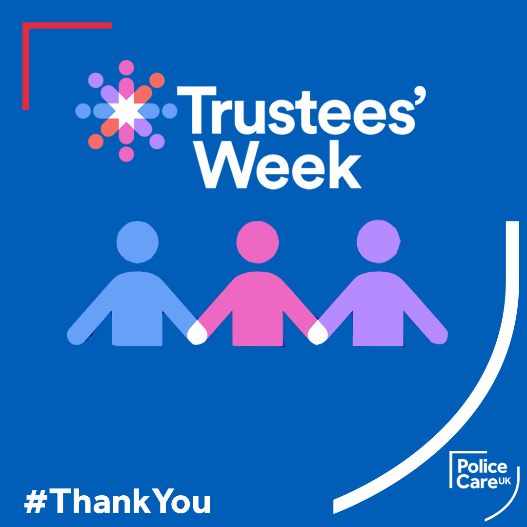 It’s #TrusteesWeek The time of year when we celebrate the amazing contribution made by trustees for their charities and recognise the difference they make.

Thank you to all our Police Care UK trustees for the time, commitment, and effort you bring to help us make the difference