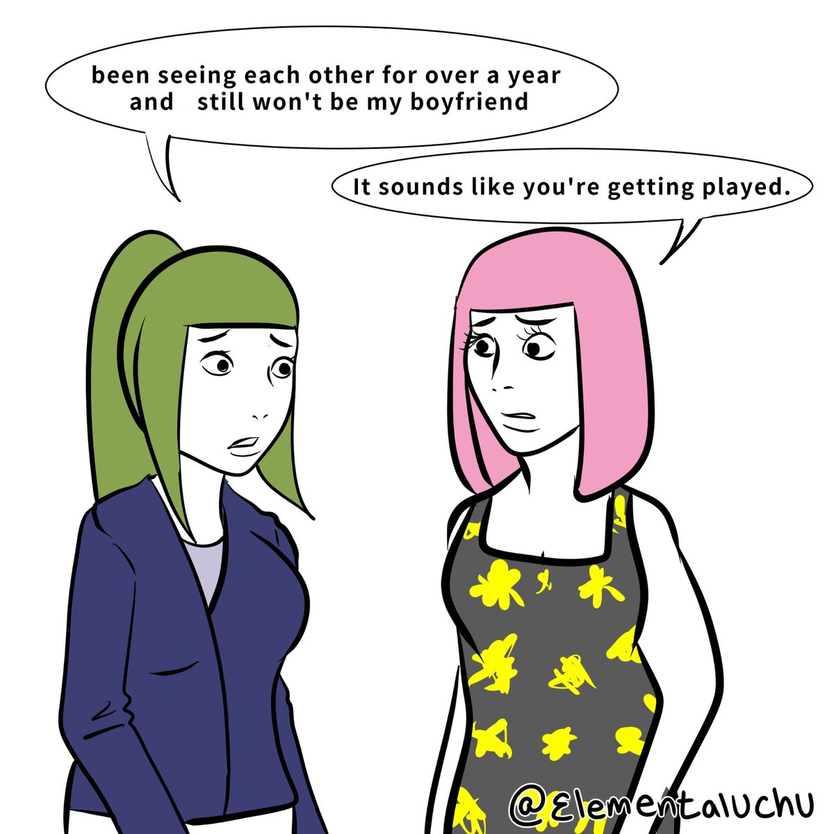 mindfartcomics's tweet photo. Been seeing each other for over a year and still won't be my boyfriend. It sounds like you're getting played.

#short #relationship #talk #friend #comic #short #mind #fart #just #leave #bro https://t.co/FMWA6BML8M