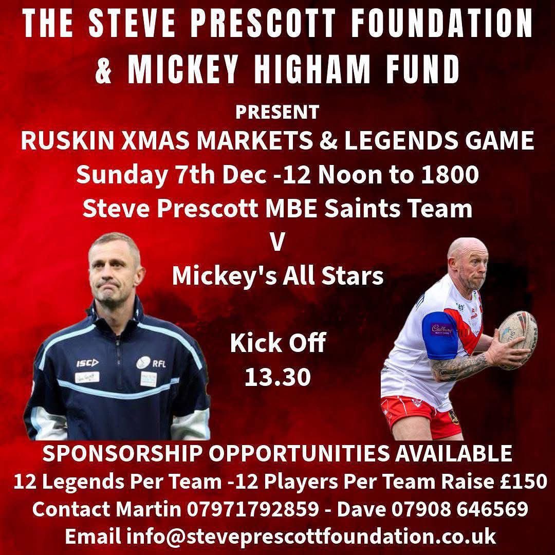 StevePrescott1's tweet photo. We have the great pleasure of announcing @SuperLeague Referee Liam Moore will officiate this years @CleanHire @ruskinfitness Xmas Legends Game between @SPFCHARITY &amp; Mickey Higham Fund.

#RLFamily Together we will #BeatCancer 👊

@RLCares RFL Benevolent Fund @TheChristie 🥰 https://t.co/MAvtb84U59