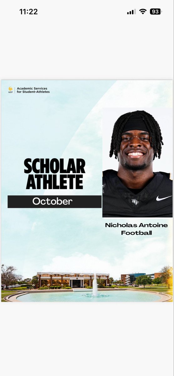 UCF_ASSA's tweet photo. Congratulations to our Scholar Athletes of the Month, One Kashima (@UCF_WGolf ) &amp; Nicholas Antione (@UCF_Football )!

Additional congratulations to our Hustle Award winner, Ella Chapman (@UCF_Volleyball )! https://t.co/33DsD7PRjp