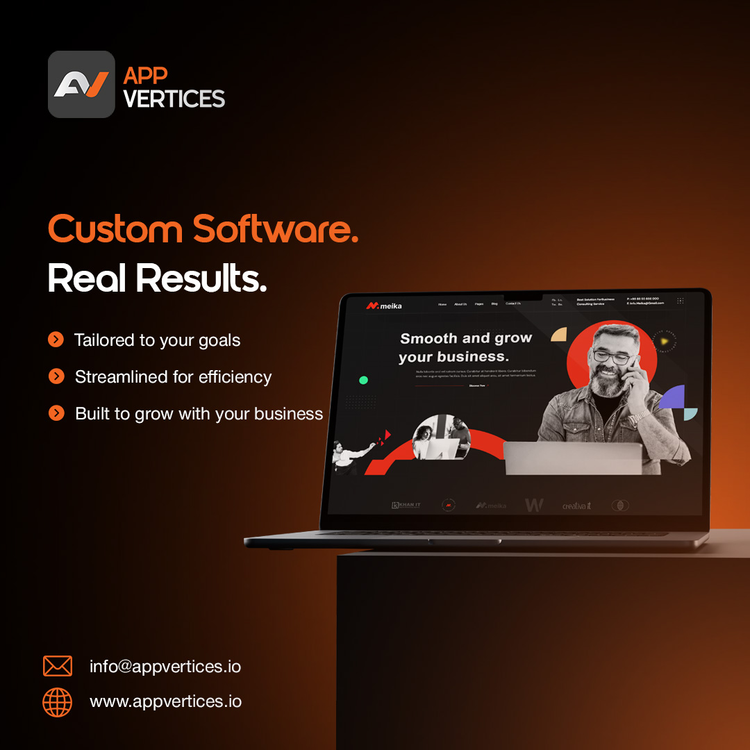 appvertices's tweet image. Your business is unique, your software should be too.

At App Vertices, we design solutions built around how you work, not the other way around.

#SoftwareDevelopment #CustomSolutions #BusinessGrowth #Innovation #DigitalTransformation #AppVertices #TechForBusiness