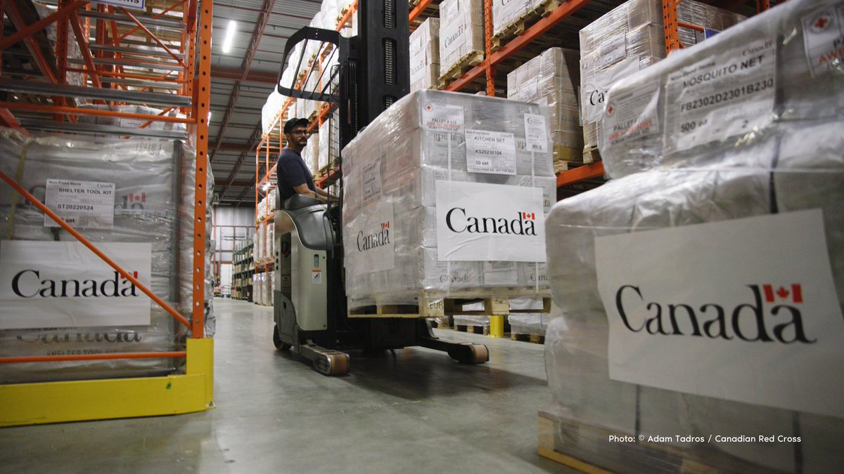 randeepssarai's tweet image. Canada stands with the people of Jamaica affected by Hurricane Melissa. 

Through our partnership with @RedCrossCanada, essential relief supplies such as blankets, hygiene kits, and kitchen sets have now been delivered from our Mississauga warehouse to support recovery efforts.
