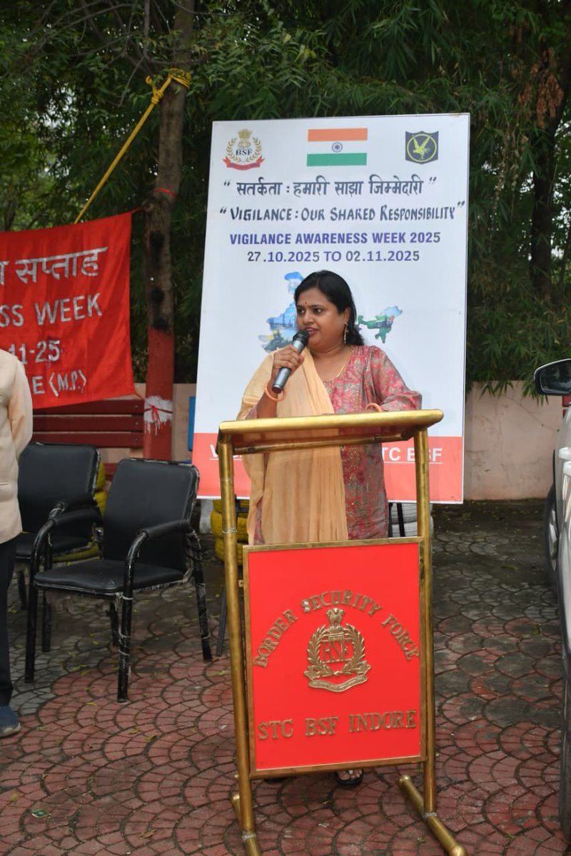 During the Vigilance Awareness Week a workshop was conducted in Nainod Gramsabha, Indore by <a href="/BSF_STC_Indore/">STC BSF INDORE</a> to Disseminate  anti corruption messages  . <a href="/BSF_India/">BSF</a> <a href="/BsfAcademyIndia/">BSF ACADEMY INDIA</a>