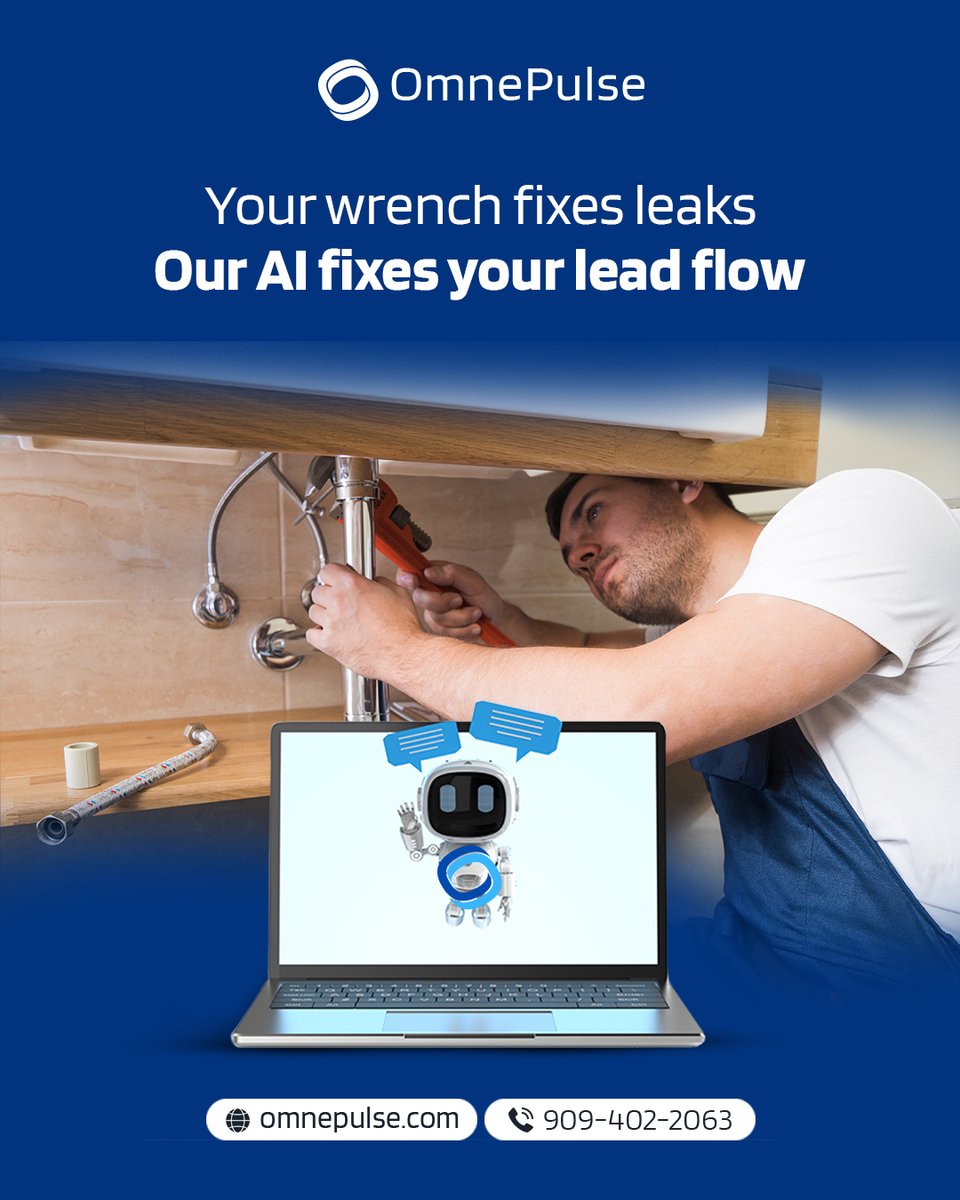 OmnePulse1's tweet image. Even when your hands are full, your phone doesn’t have to be silent. OmnePulse books leads 24/7.

🚀 Automate now: omnepulse.com

#HVACContractor #OmnePulse #AIResponse #BusinessAutomation