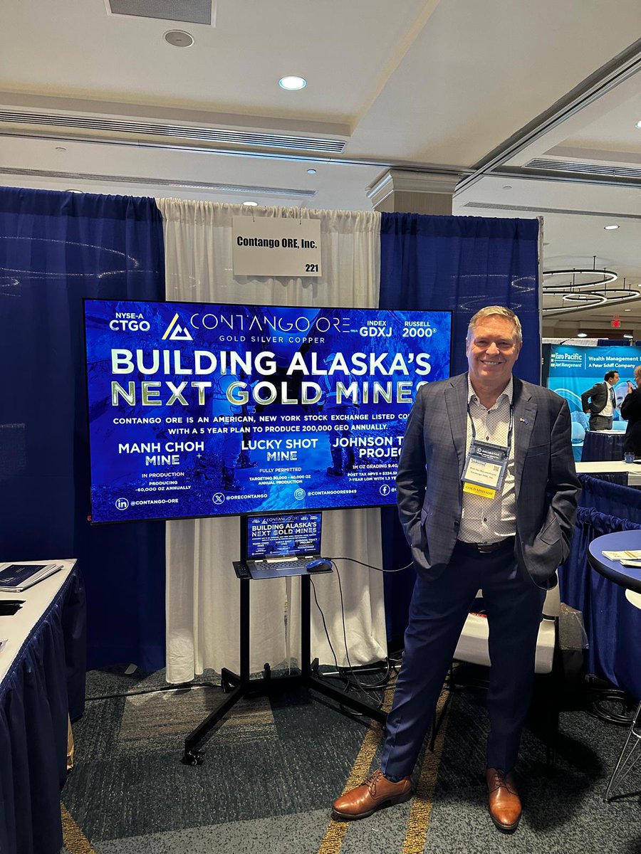 OreContango's tweet image. Thanks to everyone who joined Rick&apos;s live presentation at the New Orleans Investment Conference! Still have questions? Come visit us at booth 221. We&apos;d love to connect with you! 
#NOIC2025