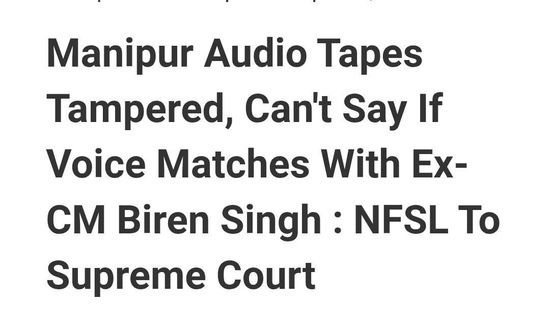 If the audio tape is found to have been tampered with multiple times and deliberately distorted, it is imperative that a counter-investigation be initiated against those responsible for presenting the manipulated material before the Hon’ble Court. The investigation must