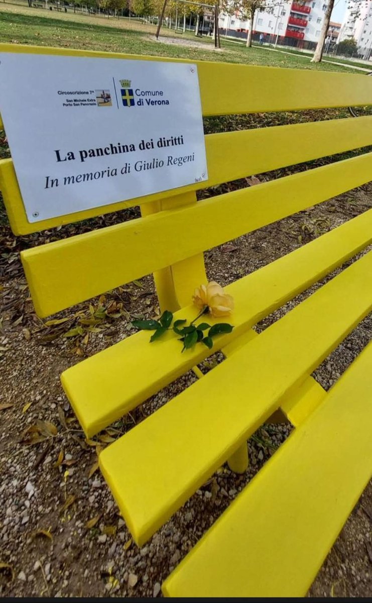 Gabriellagiallo's tweet photo. "Non c'è memoria senza giustizia"
Quella che attendiamo per Giulio da quasi 10 anni!
#DirittoAllaGiustizia #processoregeni #rosagialla #VeritàegiustiziaperGiulio
#egypt #TruthforGiulio #JusticeforGiulio
#HumanRightsViolations #stoptorture https://t.co/3y1YASuo6O