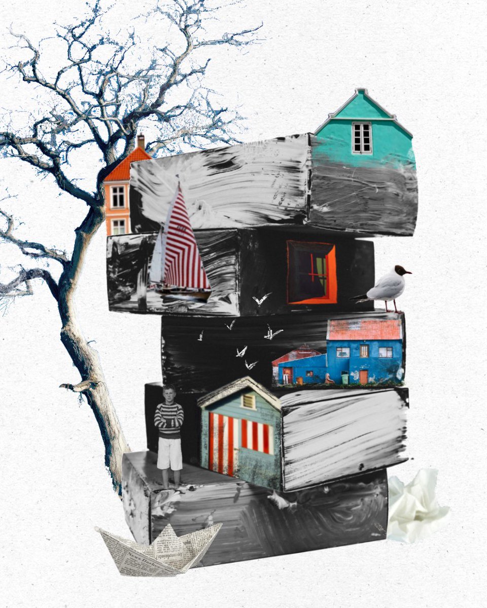 🐚Layers of memories and meaning.
My surreal collages now live on Foundation.

🔗 foundation.app/@catherines_ey…

#foundation #digitalcollage #nftart #surrealart #Ethereum #cryptoart