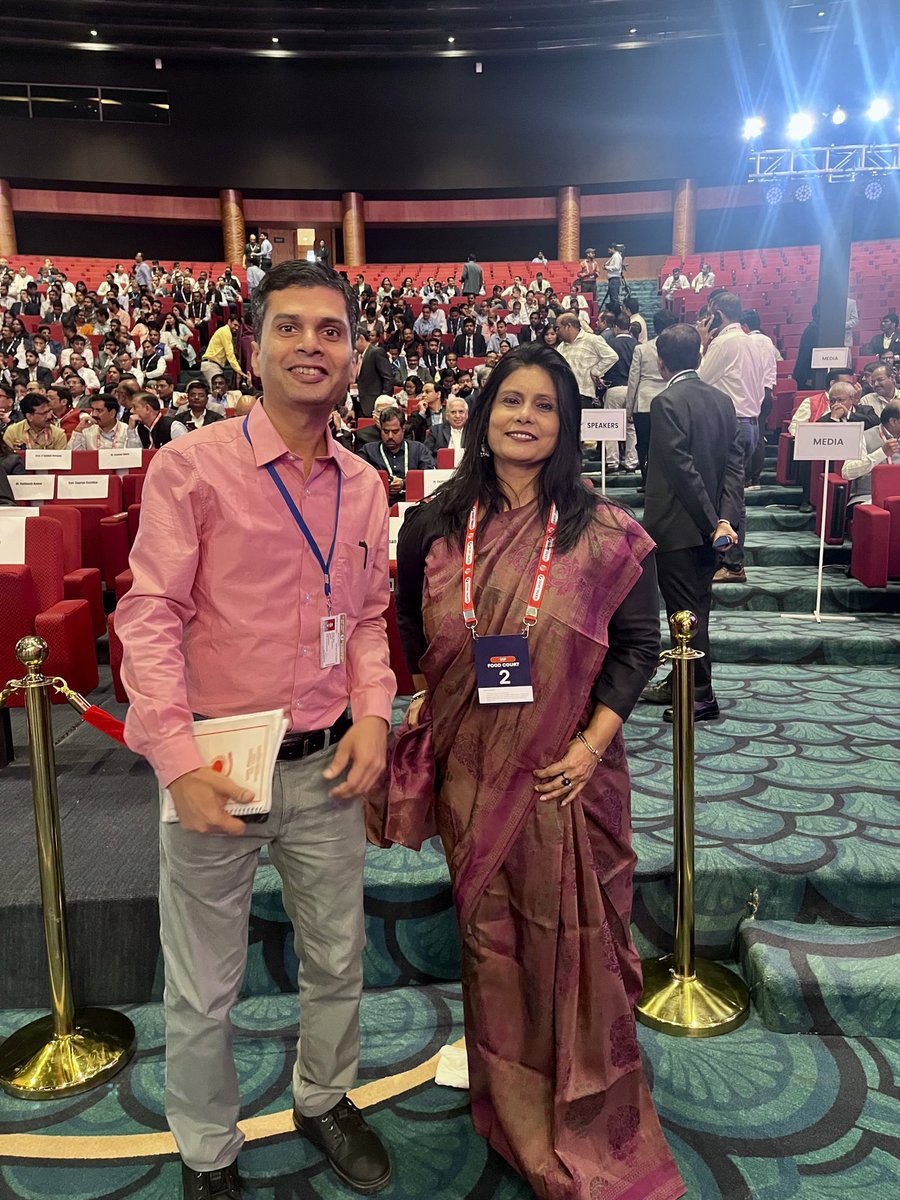 They have all been so warm and respectful 
My best wishes to my former colleague from #DDNews Nishant 
At #ESTIC ‘2025