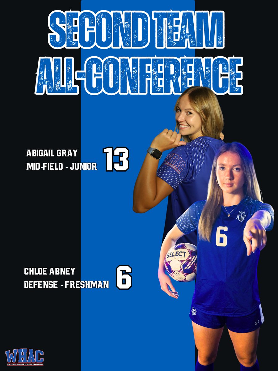 LTUAthletics's tweet image. Congratulations to Abigail Gray and Chloe Abney on earning Second Team All-Conference! Your dedication has made a huge impact this season!⚽️🥈

#GoBlueDevils #WHACSoccer #SecondTeam