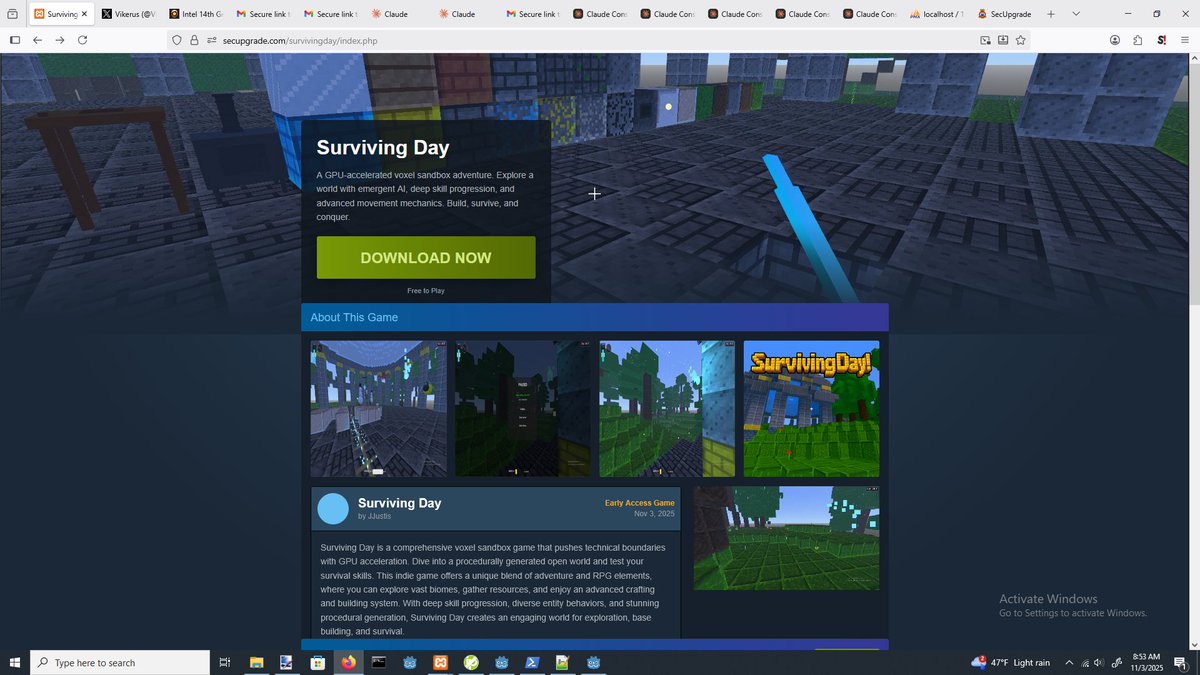 VikerusForrest's tweet image. secupgrade.com/survivingday/
#survivingday #grandopening #news #GodotEngine #diablo #GameStop #PCGamer