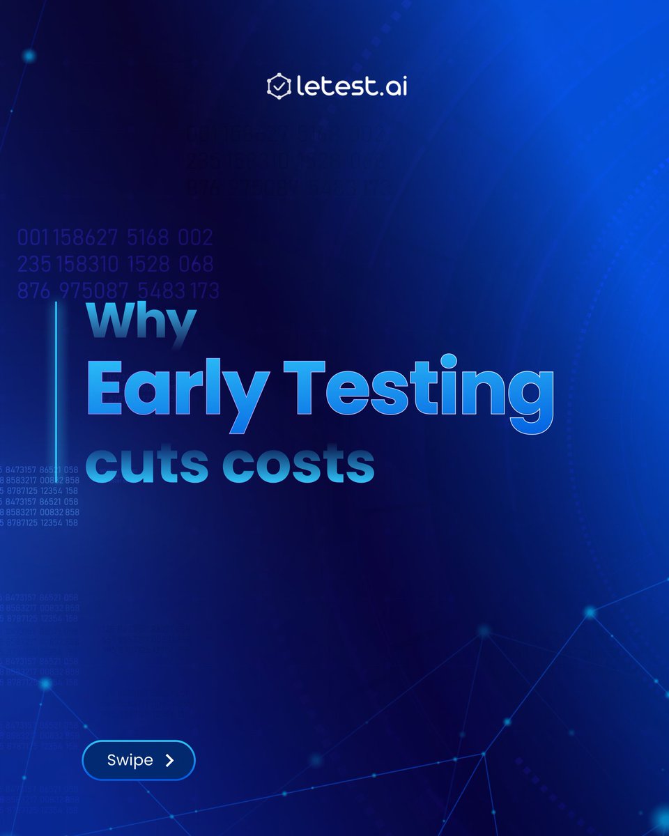 letest_ai's tweet image. Stop paying the price for late fixes! 💸 Early testing isn&apos;t a bottleneck, it&apos;s a cost-saver. Avoid the Rework Multiplier and Customer Exposure.
Swipe👉 to know more about cut costs

#EarlyTesting #DevOps #softwarequality