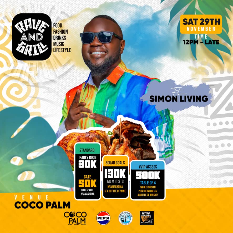 GrillRave76645's tweet photo. Unveiling our first performer SIMON LIVING 🎤🔥. 29TH November 📌. #RnG #cocopalm https://t.co/bFpg2cq8Zj
