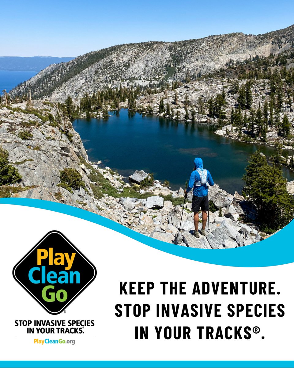 🏞️ Lake Tahoe — where crystal-clear waters meet endless trails and mountain views that take your breath away. This special place is a recreation paradise, and we all share a role in protecting it.

Before you hit the trail, remember the PlayCleanGo steps to keep Lake Tahoe’s