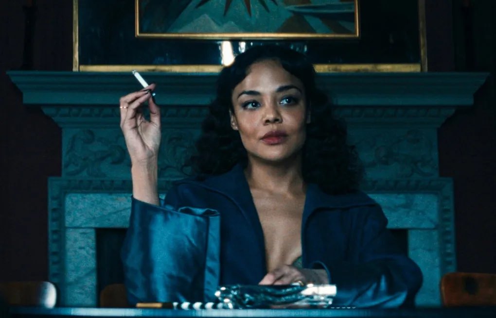 filmprcris's tweet photo. I genuinely can’t stop thinking about Tessa Thompson’s performance in HEDDA. Fascinating to watch her having the time of her life-  just as Hedda delights herself orchestrating chaos, Thompson does the same in bringing that chaos to life. Truly all-timer work. https://t.co/NPwaWzIoLU