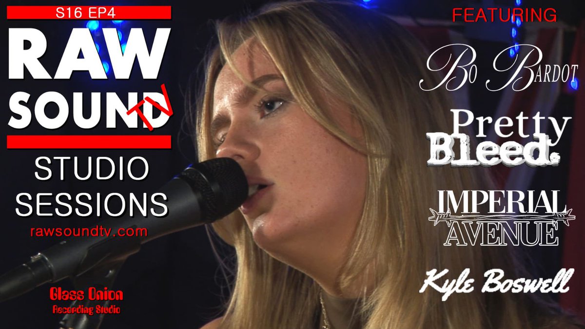 ICYMI YESTERDAY! 
Another brilliant episode of our ‘Studio Sessions’ with two stellar artists in #BoBardot &amp; #PrettyBleed PLUS bonus tracks from <a href="/KyleBoswell/">Kyle Boswell Music</a> &amp; #ImperialAvenue 
Give it watch and drop us a subscription whilst you’re there 😉 #NewMusic #Brum
youtu.be/b5gPRw39xJA?si…